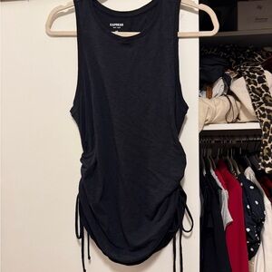 Never worn Express tank with adjustable sides